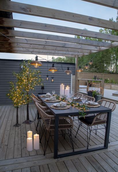 Image du produit Star Trading Arbre de décoration Olivec, 108 LED, 120 cm, vert (51 lm, IP44)