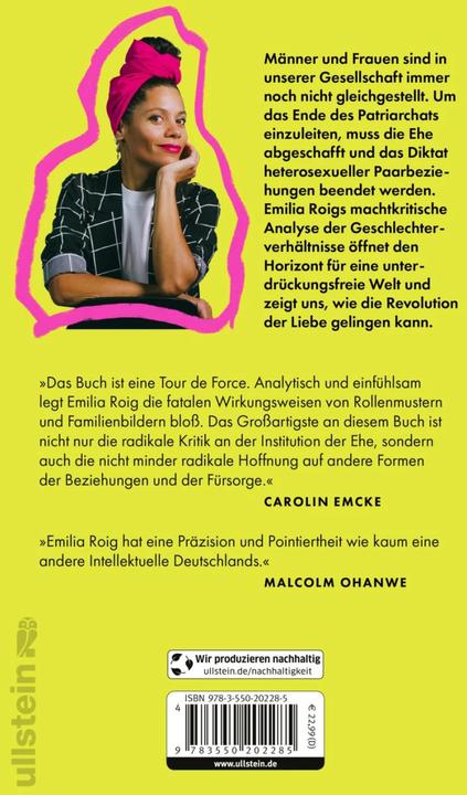 Actual product image Das Ende der Ehe (German, Emilia Roig, 2023)