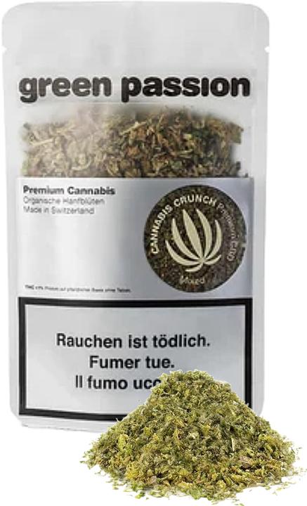 Green Passion Cannabis Crunch (200 g, Intérieur)