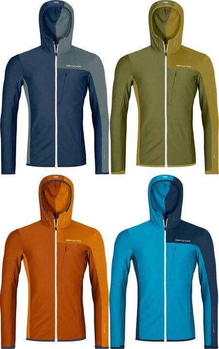 Ortovox Fleece Light Grid Hooded Jacket