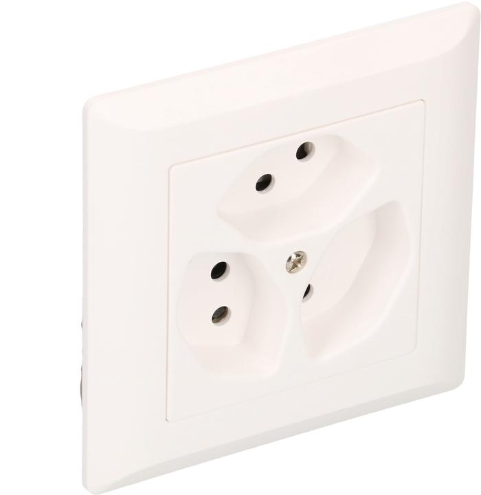 Actual product image Hager Kallysto Steckdose 3x Typ 13