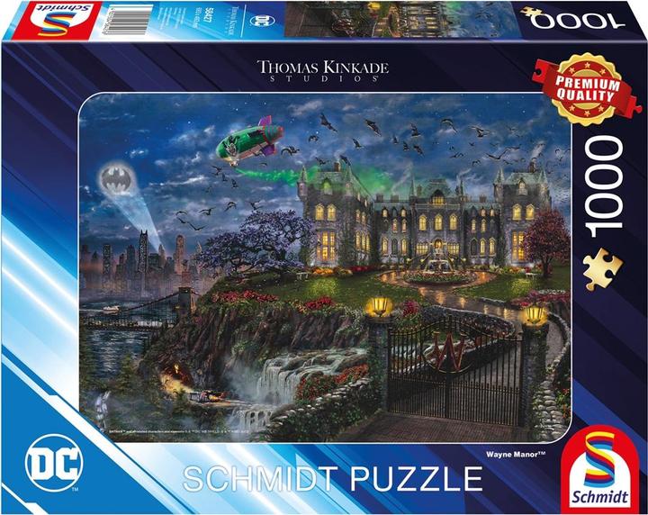 Produktbild Schmidt Spiele Batman Wayne Manor 1000 Teile (1000 Teile)