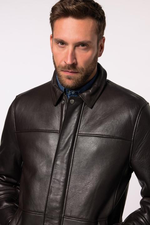 Actual product image JP1880 JP 1880 Lederjacke, Leder, weiches Lammnappa, Teddyfutter, bis 7 XL (3XL)