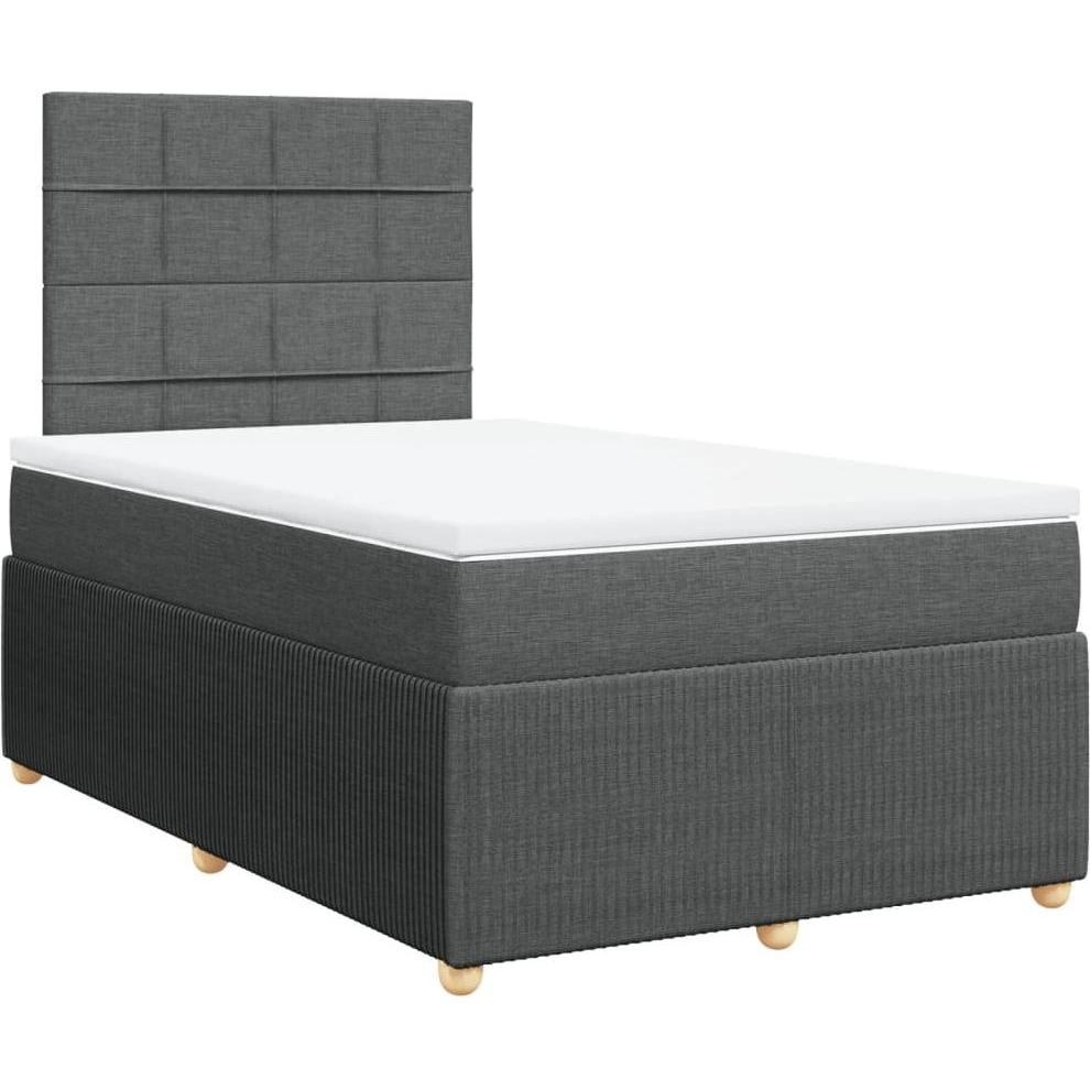 Thumbnail - VidaXL, Bett, Bo x springbett mit Matratze 120 x 190 cm Stoff (120 x 190 cm)