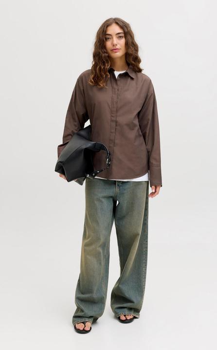 Actual product image JJXX Jxcaro Poplin Ls Rlx Shirt Wvn Noos Bn (S)