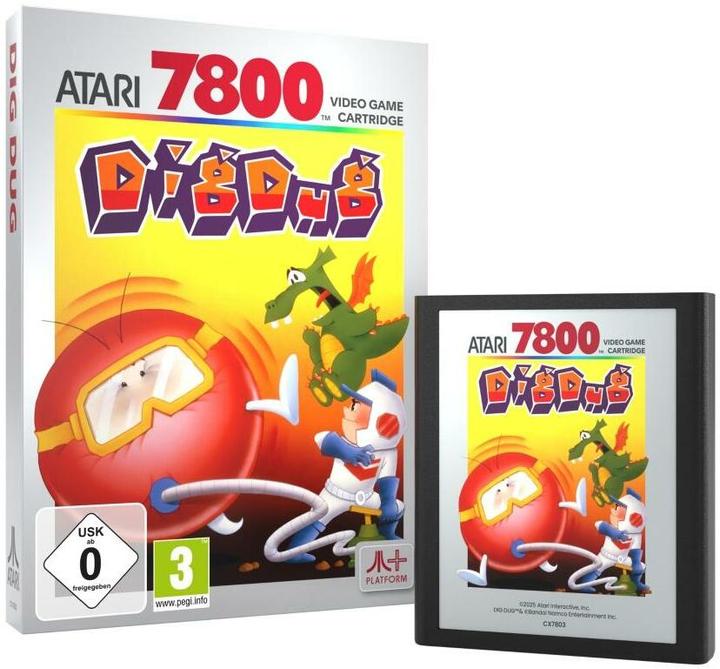 Actual product image Atari Dig Dug ( 2600+/ 2700+/ 2700) Cartridge (Atari, DE)