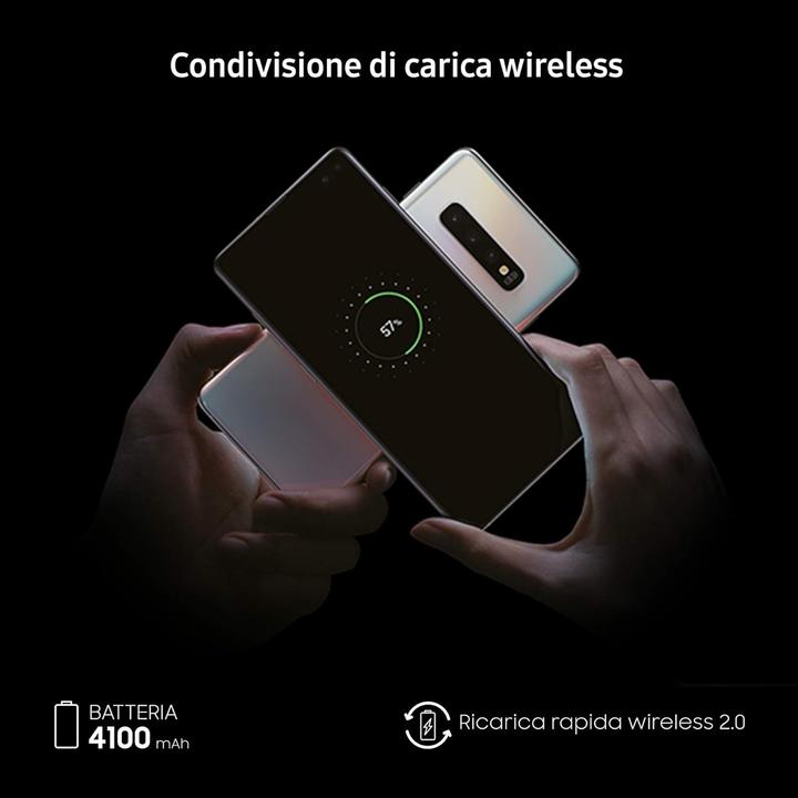 Actual product image Samsung Galaxy S10+ (512 GB, Ceramic White, 6.40", Hybrid Dual SIM, 4G)