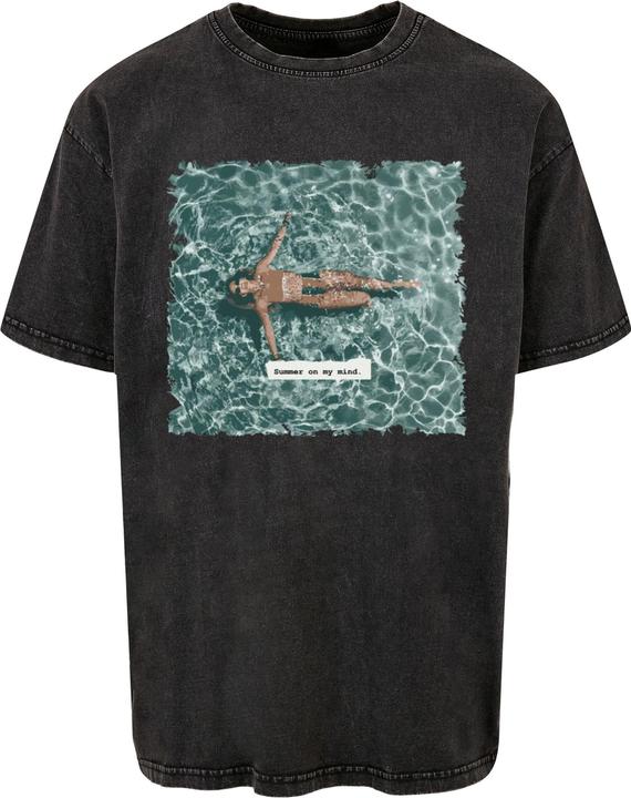 Image du produit Merchcode Summer - On My Mind Acid Washed Oversize Tee - 112607 (M)