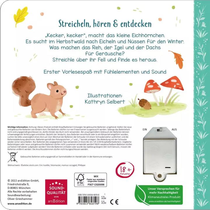 Immagine prodotto Ascolta, piccolo scoiattolo! (Tedesco)