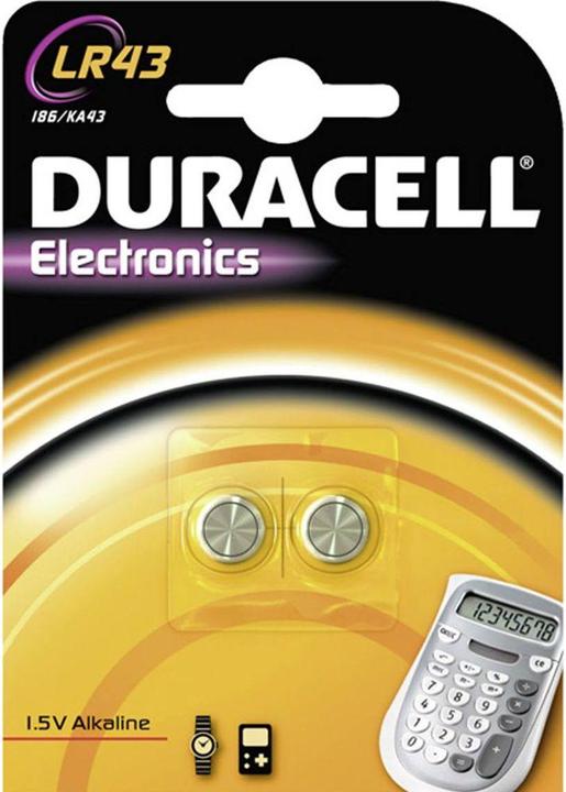 Immagine prodotto Duracell Elettronica (2 pz., LR43, 170 mAh)