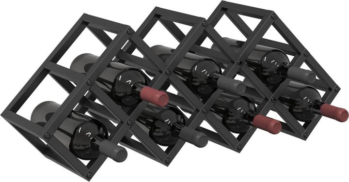 Actual product image vidaXL Wine rack (63 x 16.5 x 25 cm, 9 bottles)