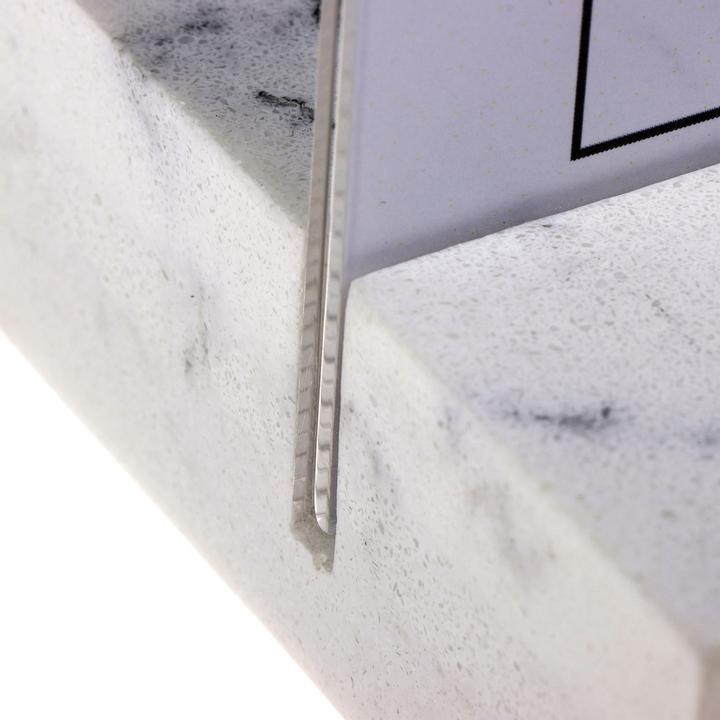 Actual product image Europel Table stand, DIN A4 portrait, polystone white (A4)