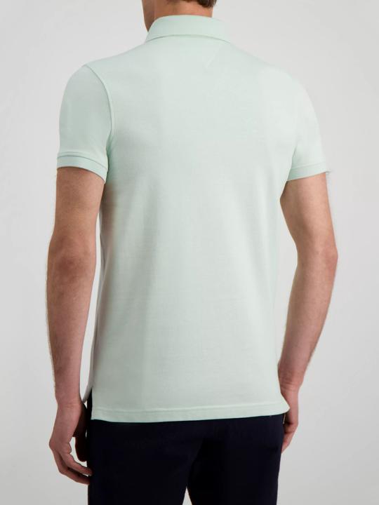 Produktbild Tommy Hilfiger Polo Shirt Mouline Slim Minty Essence/Ivory (48, S)