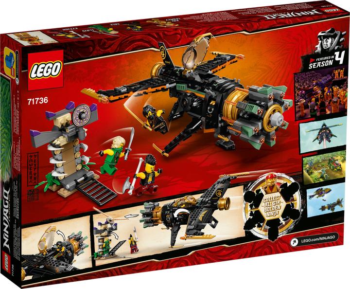 Image du produit LEGO Le jet multi-missiles (71736, LEGO Ninjago, LEGO difficiles à trouver)