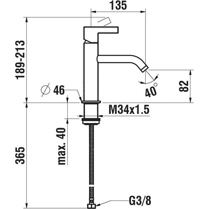 Thumbnail - Laufen, Badarmatur, H3113310041201