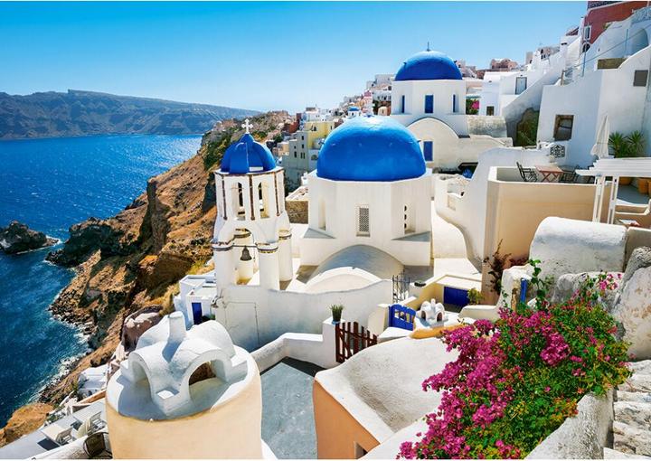 Actual product image Castorland Summer in Santorini Puzzle 500 pieces (500 pieces)