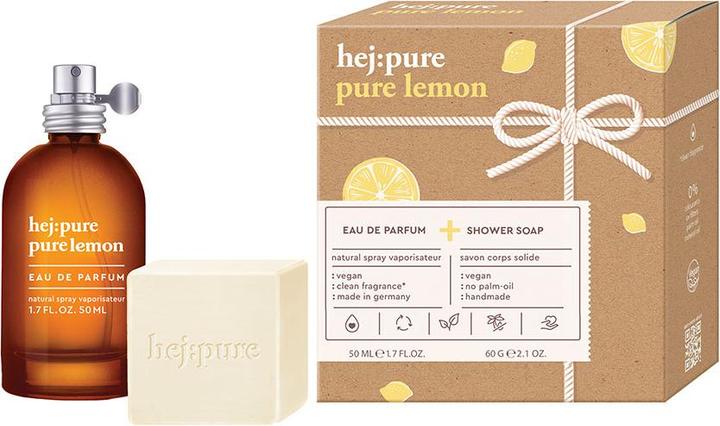 Hej:pure Pure Lemon Geschenkset mit Seife (Parfum Set)