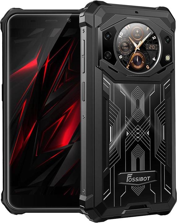 Fossibot F101 Pro - Smartphone black (128 GB, Black, 5.43", Dual SIM + SD, 4G)