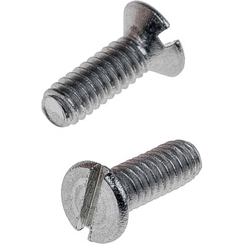 Rs Pro, Schrauben, Senkkopf Schlitz Schrauben, Edelstahl A2, M1.6 x 16mm (1 Schrauben pro Stück)