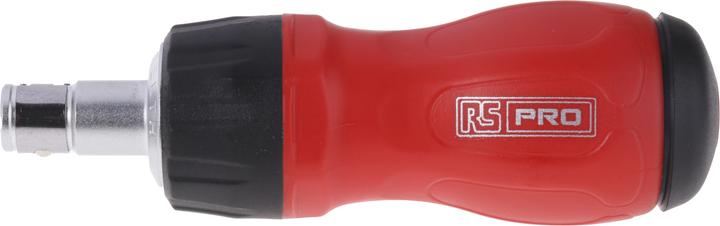 Actual product image RS PRO Slotted, Phillips, Pozidriv, Torx screwdriver bit set, 7 pieces (Cross Phillips PH, Cross Pozidriv PZ, Screw slot)