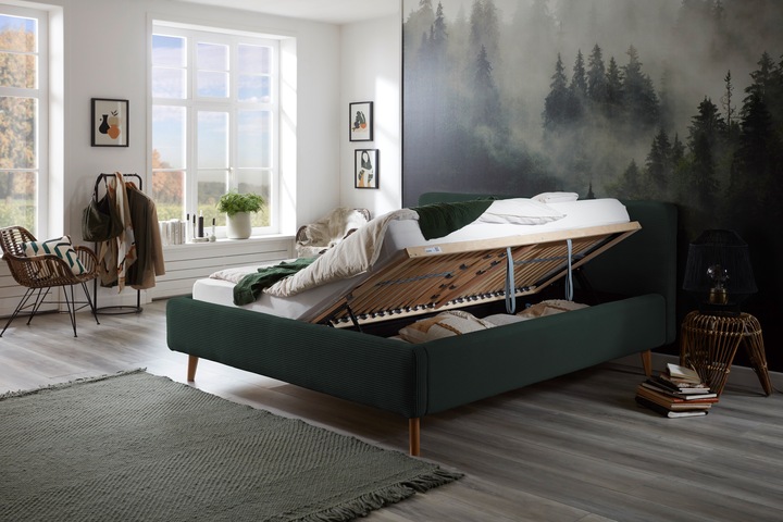 Immagine prodotto Meise Möbel Letto imbottito Mattis con rete (160 x 200 cm)
