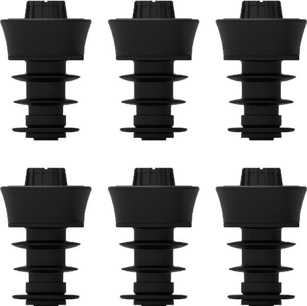 Image du produit Coravin Bouchon à vis pour verseur à vin 6 pièces, noir (Bouchon de vin)