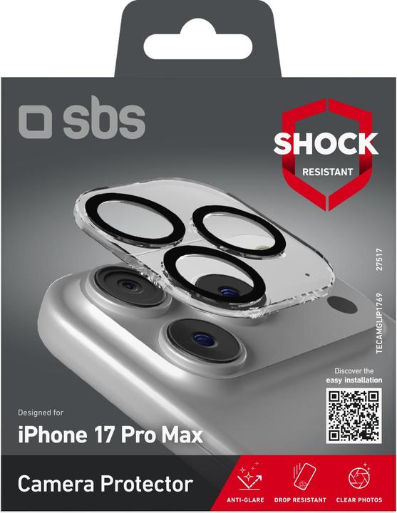 Produktbild SBS Kameraglas (1 Stk., Apple iPhone 17 Pro Max)