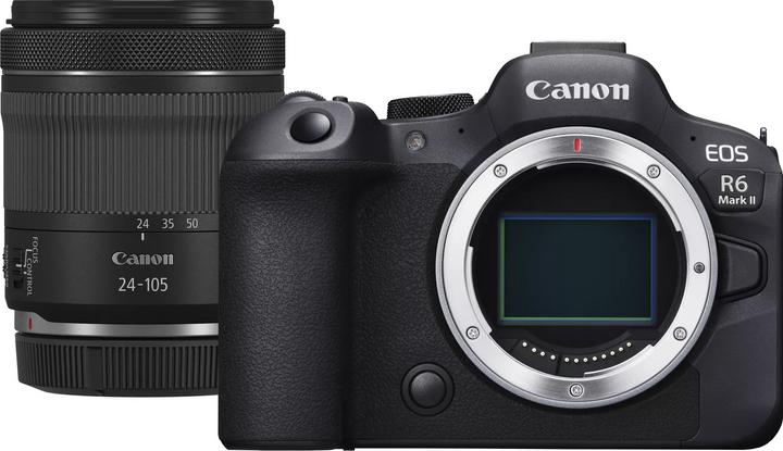 Actual product image Canon EOS R6 Mark II Kit (24 - 105 mm, 24.20 Mpx, Full frame)