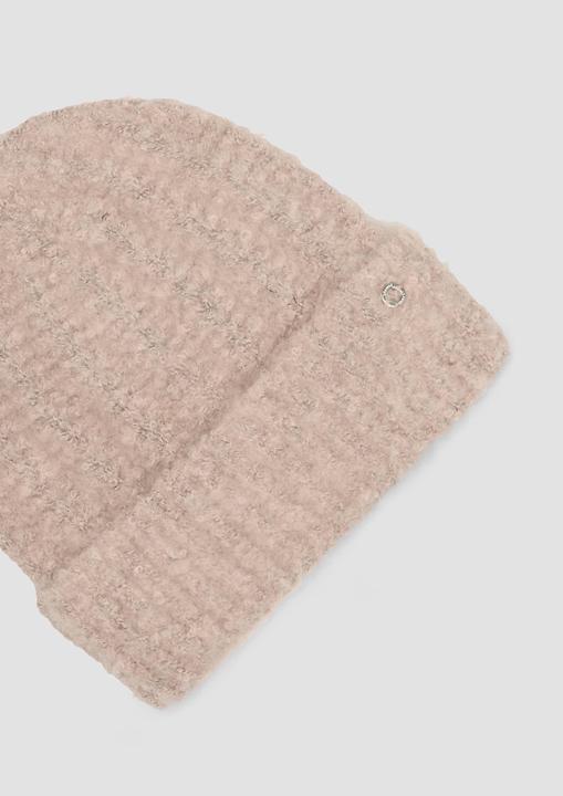 Image du produit s.Oliver Mütze Weiche Beanie mit Strickmuster