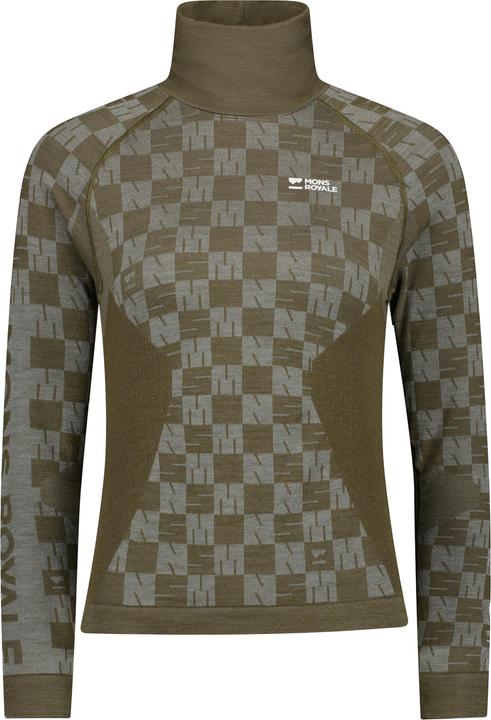Actual product image Mons Royale Ascender Merino Seamless Mock (M)