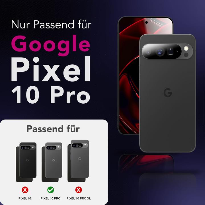 Produktbild Nalia Kameraglas "Focus.X2 MAX" - 2x Schutz Glas für Kamera Linse Klar - Cam Protector Tempered Glass (Google Pixel 10 Pro)