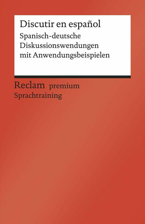Discutir en español (German, Spanish, Alexandre Vicent-Llorens, 2020)