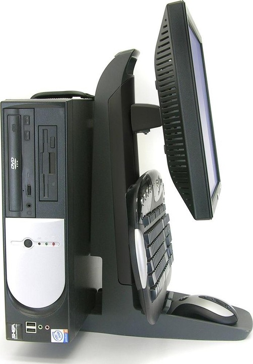 Actual product image Ergotron Neo-Flex monitor stand with patented CF technology (Table, 32")