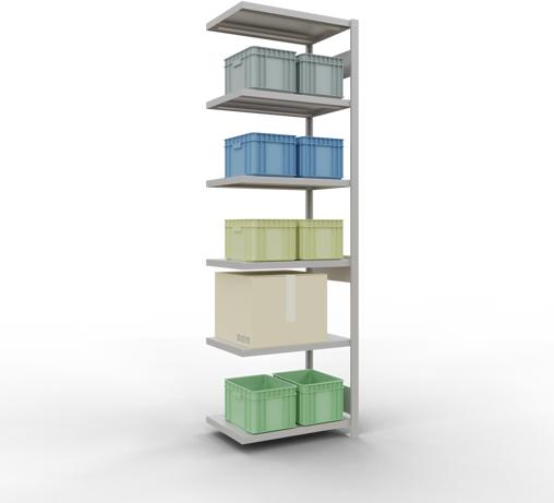 Image du produit Schulte Lagertechnik Système enfichable Élément suivant MULTIplus250 avec traverse de longueur