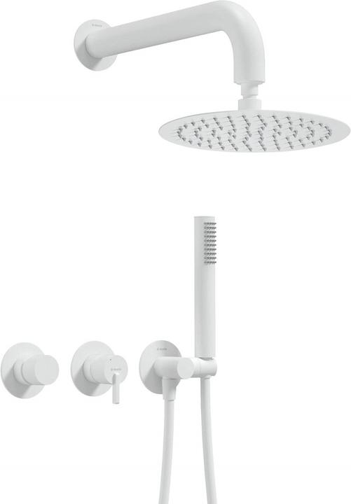 Actual product image Deante Concealed shower set with overhead shower - with horizontal fitting