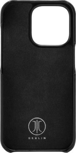 Produktbild JT Berlin Echtleder Kreuzberg Backcover Apple iPhone 14 Pro Schwarz (Apple iPhone 14 Pro)