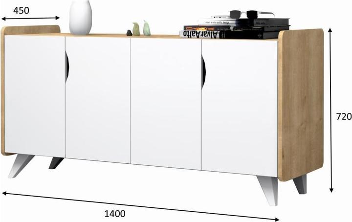 Image du produit Vente-unique Aysana (140 x 45 x 72 cm)