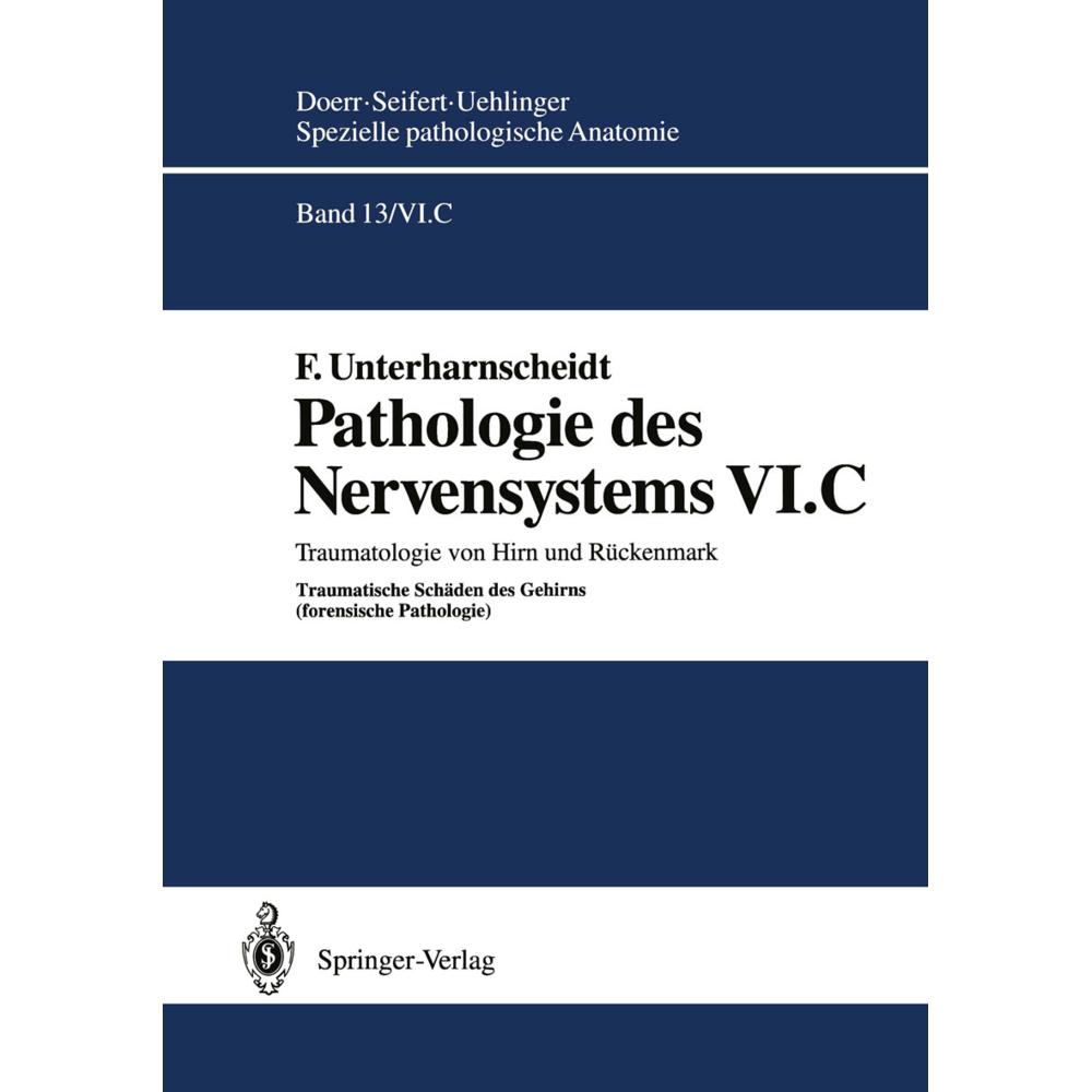 Pathologie des Nervensystems VI.C, Fachbücher von Friedrich Unterharnscheidt
