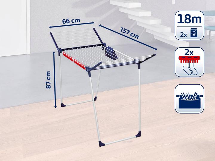 Produktbild Leifheit Standtrockner Pegasus 180 Solid Plus (18 m)