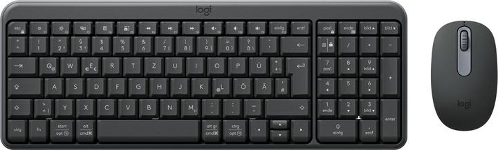 Logitech MK250 Wireless Keyboard and Mouse Graphite (DE) (DE, Draadloze)