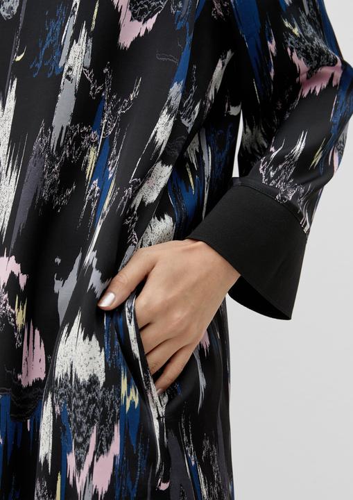 Produktbild s.Oliver Kleid Midikleid mit Allover-Muster (32)