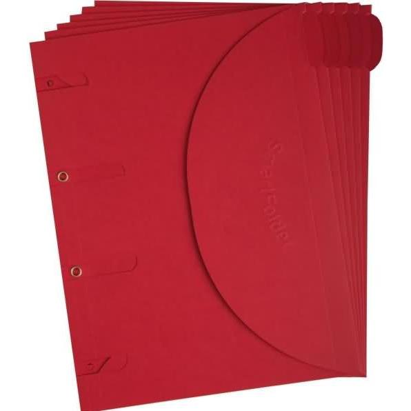 Tarifold, Mappe, Ordnungsmappe Smartfolder A4 Standard rot VE=100 Stück (A4, 1 x)