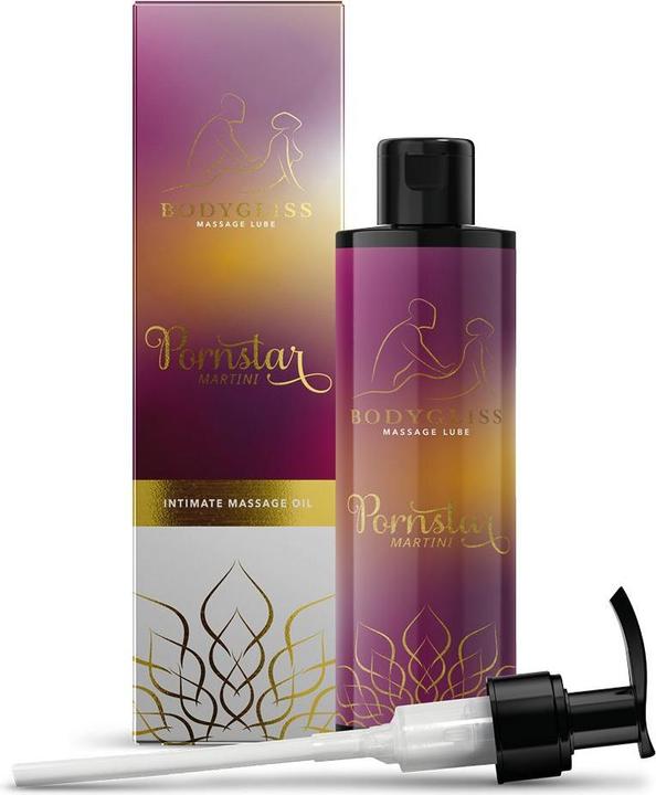 Productafbeelding Bodygliss Massageolie en Glijmiddel in 1 Pornstar Martini - 150 ml (150 ml)