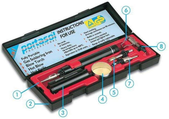 Produktbild Velleman Complete Portasol Set - Semi-Professional (P-1K) Mk2