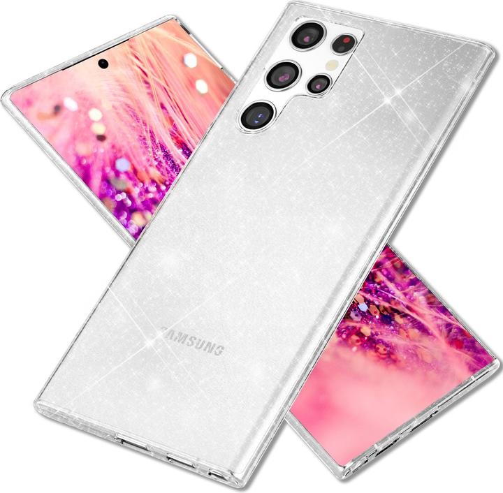 Produktbild Nalia Klare Glitzer Silikon Hülle (Samsung Galaxy S24 Ultra)