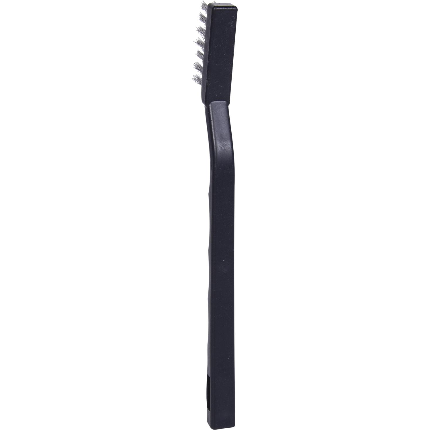 Thumbnail - KS Tools, Grillreinigungsutensil, Stahldraht Zündkerzen-Drahtbürste-2-reihig. 170mm (17 cm)