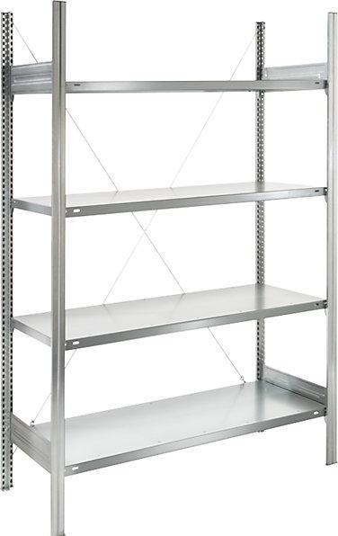 Actual product image eurokraft pro Shelf plug-in rack, galvanized