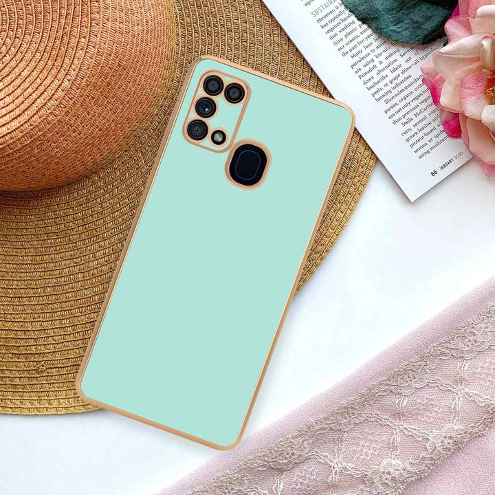 Actual product image Cadorabo Case for Samsung Galaxy M31 in TPU with camera protection LM130 Style (Samsung Galaxy M31)