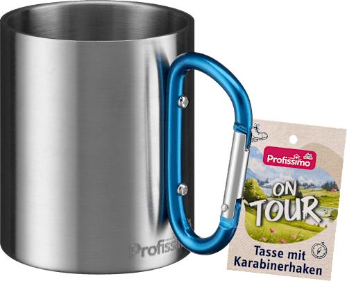 Actual product image dm Profissimo Cup with snap hook on tour (220 ml)