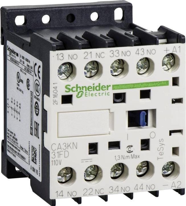 Produktbild Schneider Electric Steuerrelais TeSys K 3NO + 1NC,110VDC